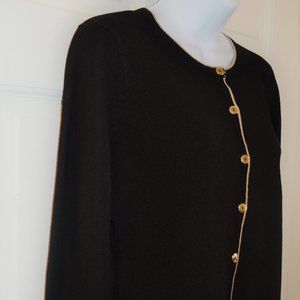 BY Design Black and Gold Top